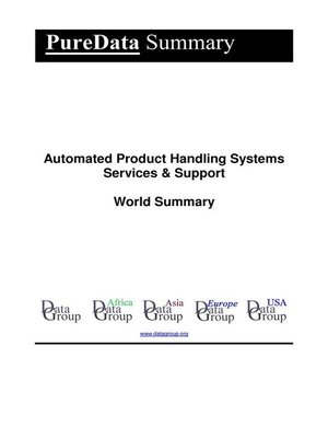 cover image of Automated Product Handling Systems Services & Support World Summary